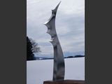 W�chter
Edelstahlskulptur.
Ma�e: H 240 cm